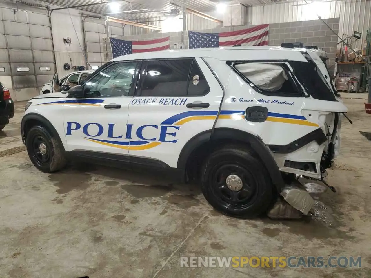 2 Photograph of a damaged car 1FM5K8AB1MGB35303 FORD EXPLORER 2021