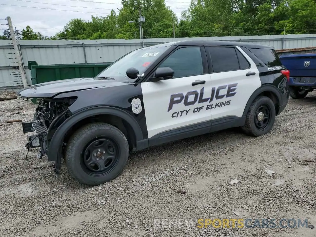1 Photograph of a damaged car 1FM5K8AB1MGB61366 FORD EXPLORER 2021