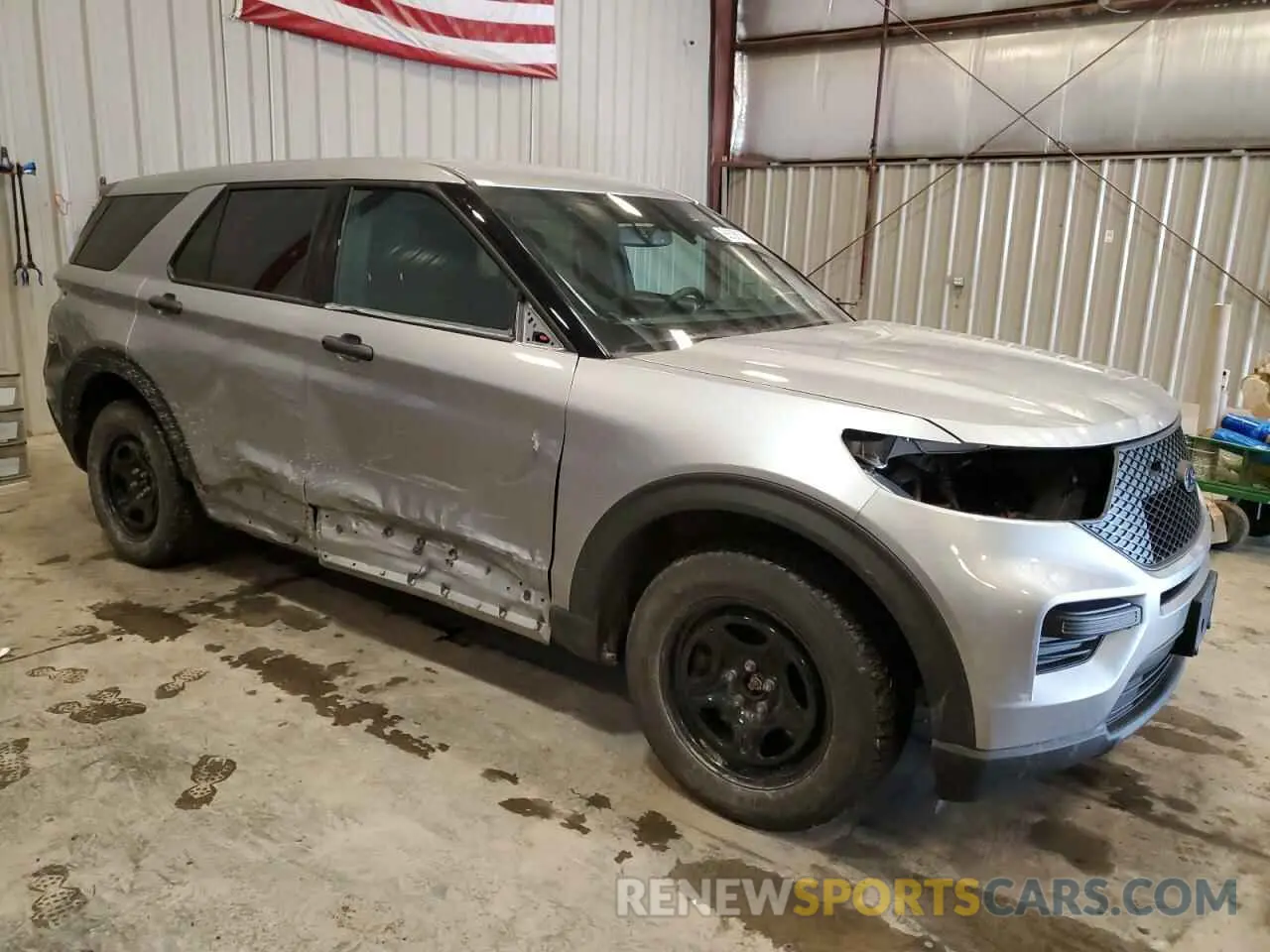 4 Photograph of a damaged car 1FM5K8AB2MGB04822 FORD EXPLORER 2021