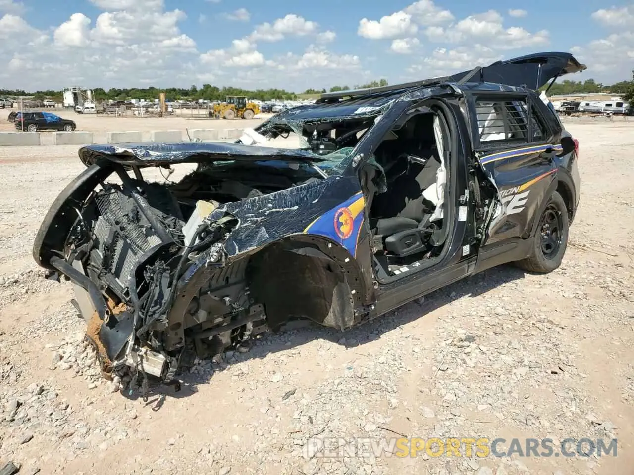 1 Photograph of a damaged car 1FM5K8AB5MGB53724 FORD EXPLORER 2021