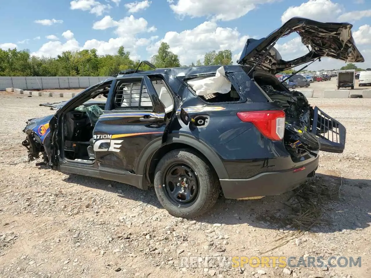 2 Photograph of a damaged car 1FM5K8AB5MGB53724 FORD EXPLORER 2021