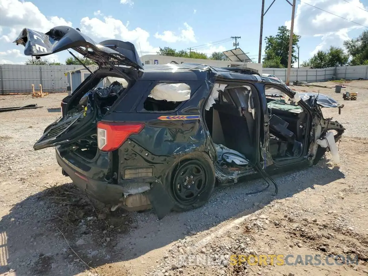 3 Photograph of a damaged car 1FM5K8AB5MGB53724 FORD EXPLORER 2021