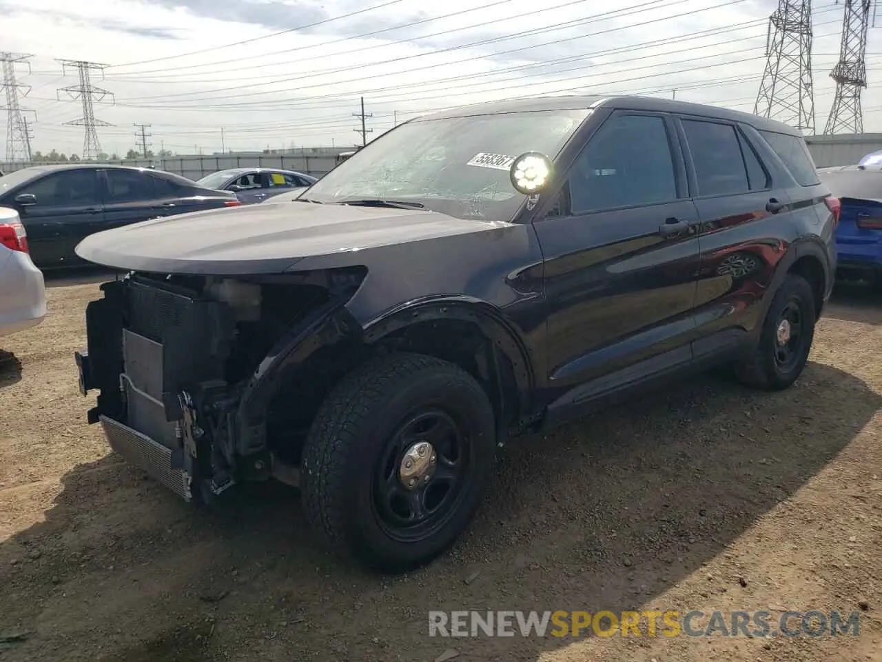 1 Photograph of a damaged car 1FM5K8AB6MGC00422 FORD EXPLORER 2021