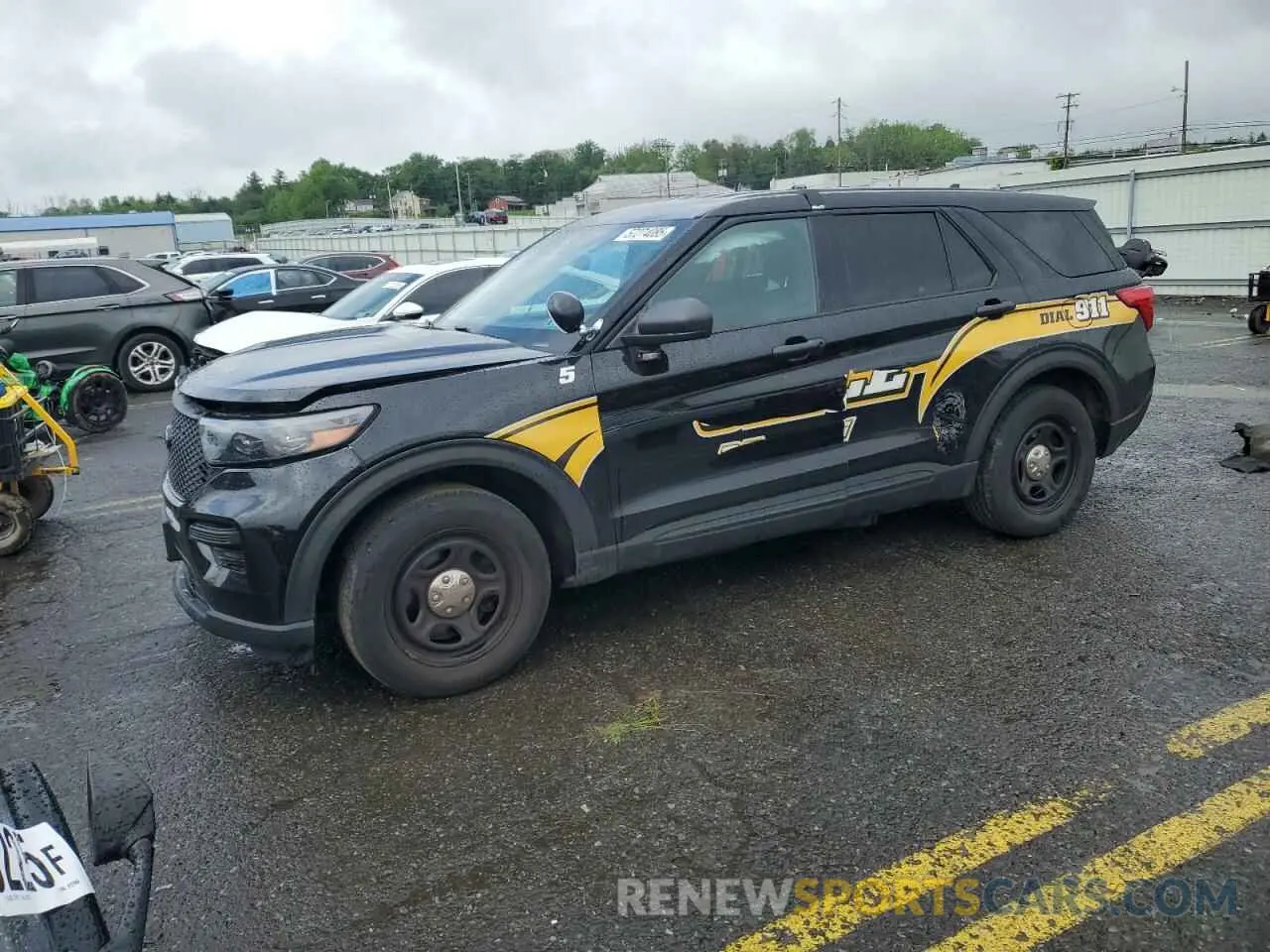 1 Photograph of a damaged car 1FM5K8AB6MGC24011 FORD EXPLORER 2021