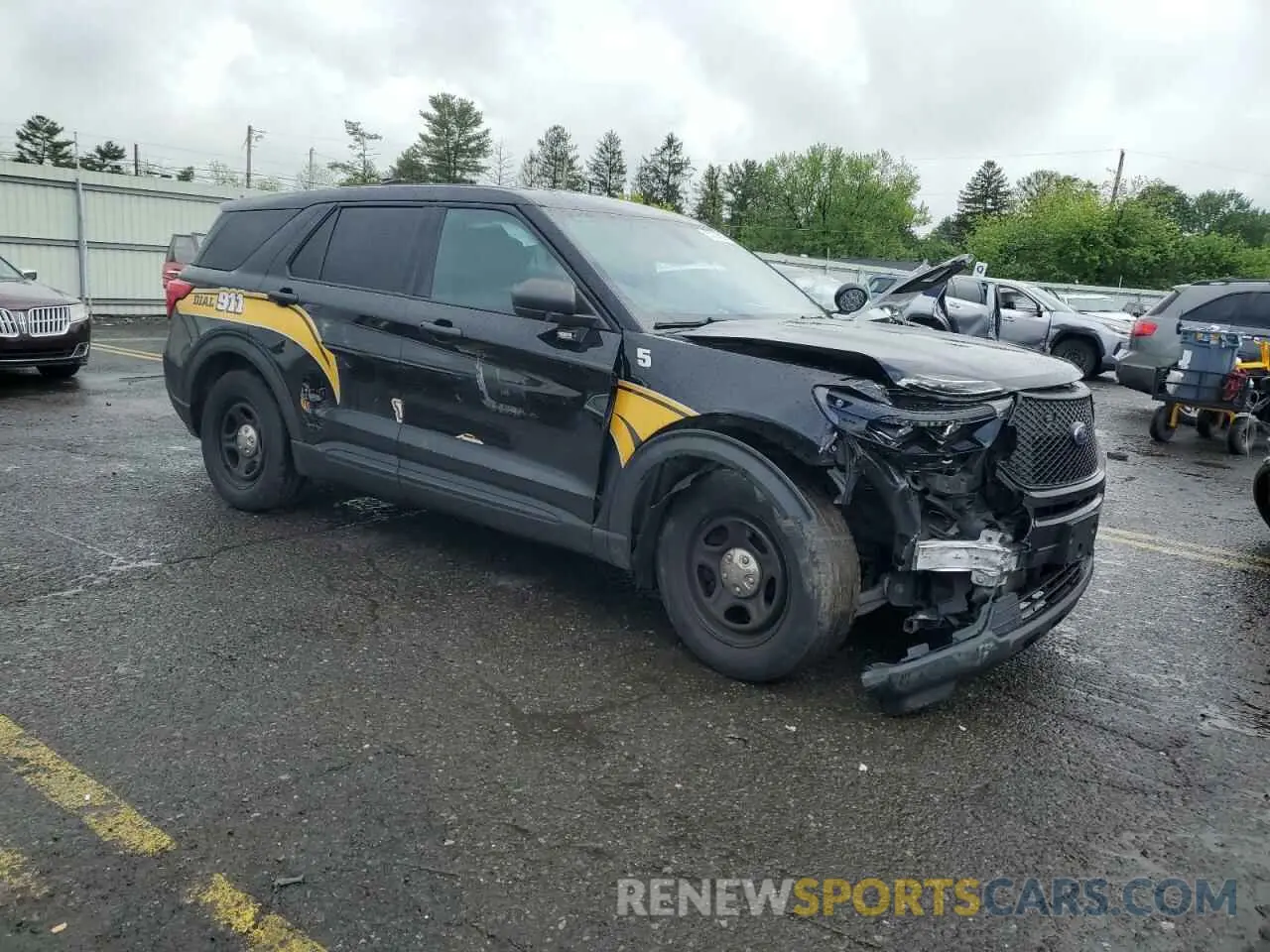 4 Photograph of a damaged car 1FM5K8AB6MGC24011 FORD EXPLORER 2021