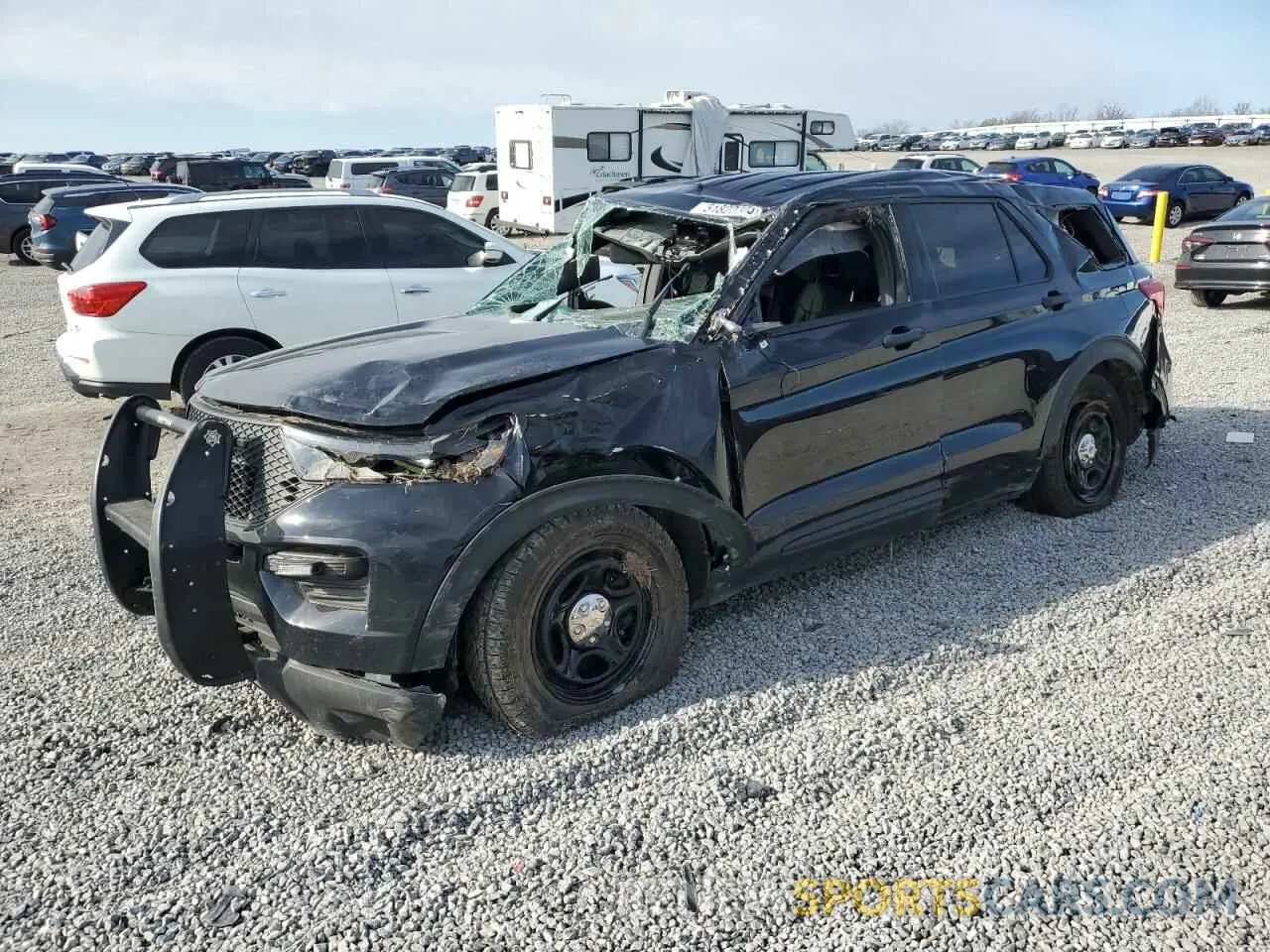 1 Photograph of a damaged car 1FM5K8AB7MGB83145 FORD EXPLORER 2021