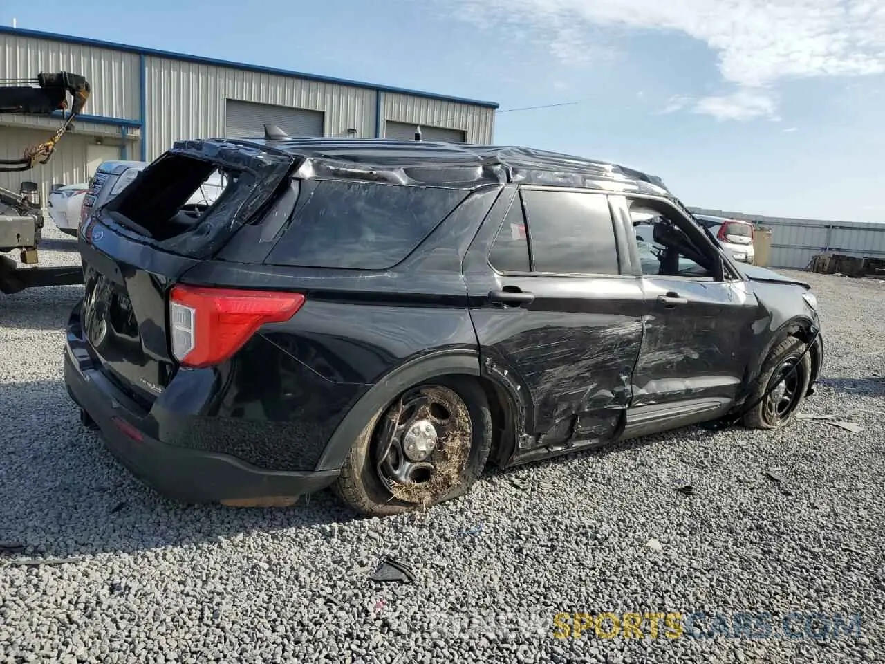 3 Photograph of a damaged car 1FM5K8AB7MGB83145 FORD EXPLORER 2021