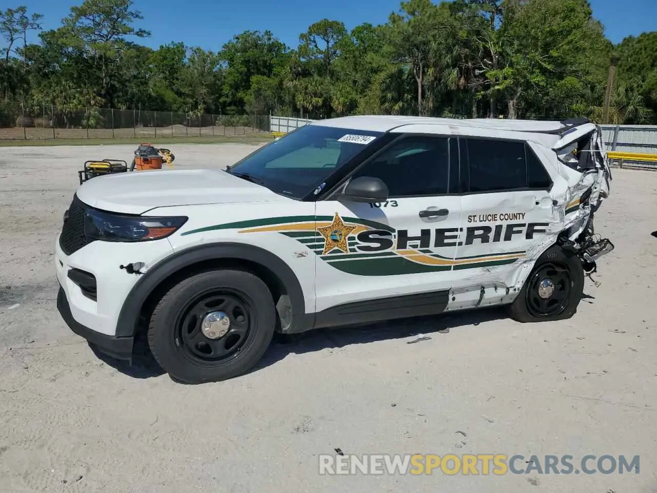 1 Photograph of a damaged car 1FM5K8AB7MGC31694 FORD EXPLORER 2021