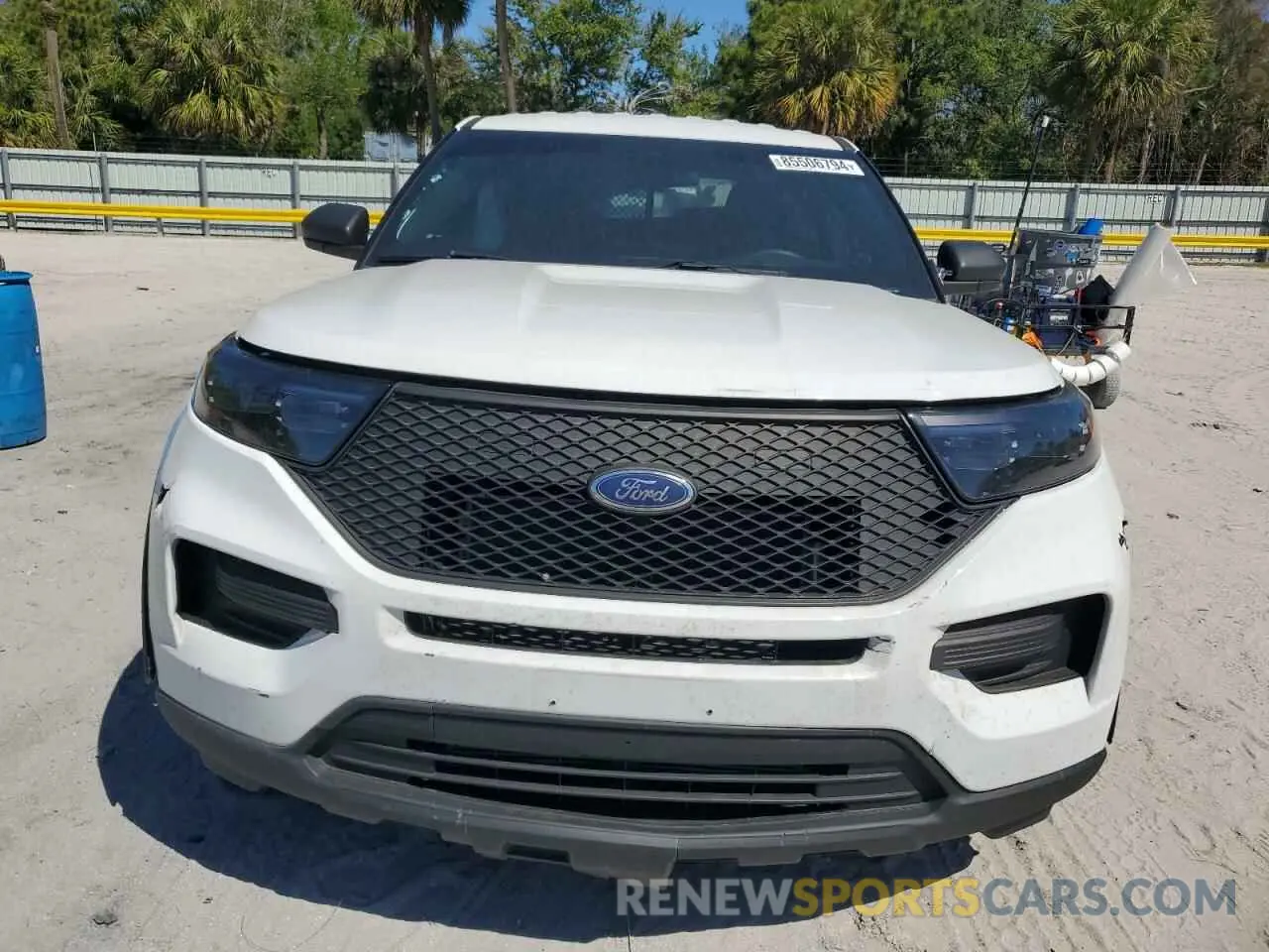 5 Photograph of a damaged car 1FM5K8AB7MGC31694 FORD EXPLORER 2021