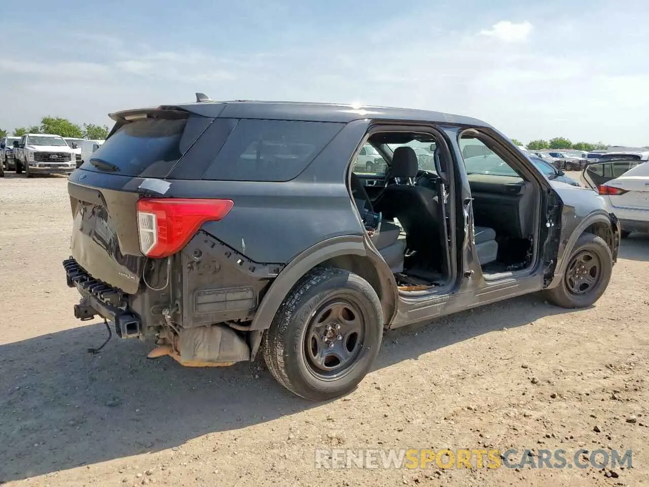 3 Photograph of a damaged car 1FM5K8AB8MGC33082 FORD EXPLORER 2021