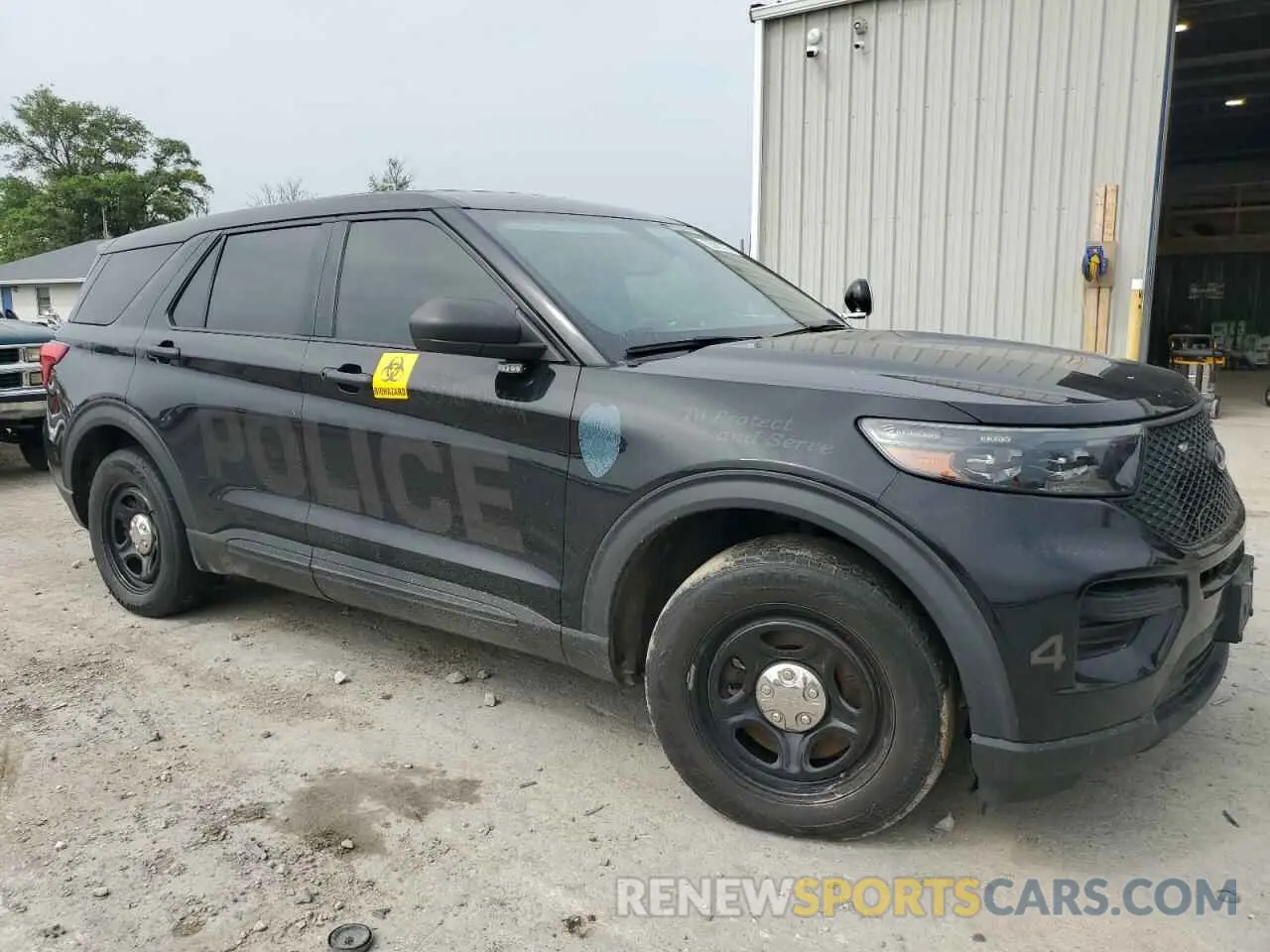 4 Photograph of a damaged car 1FM5K8ABXMGA44045 FORD EXPLORER 2021