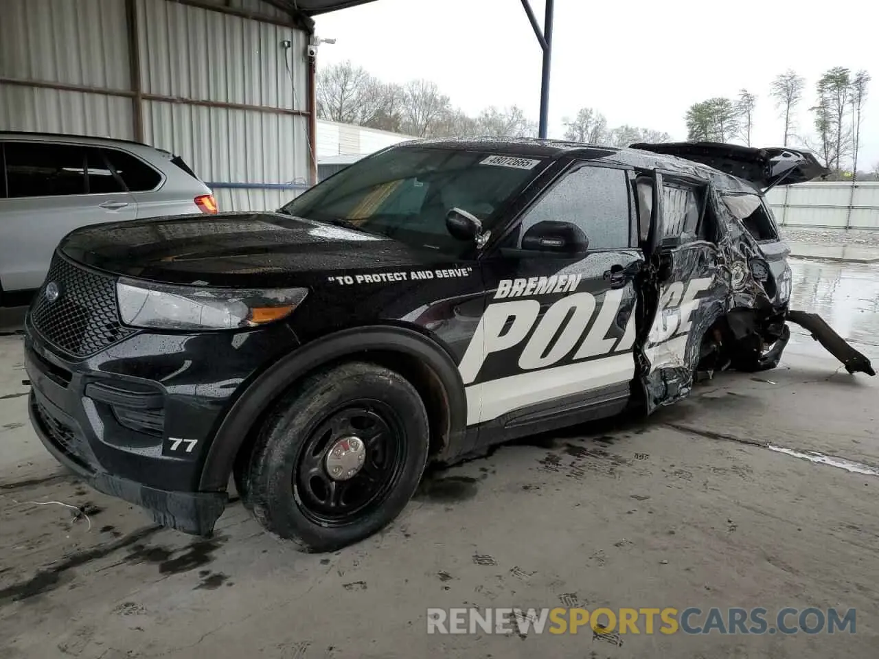 1 Photograph of a damaged car 1FM5K8ABXMGA96842 FORD EXPLORER 2021