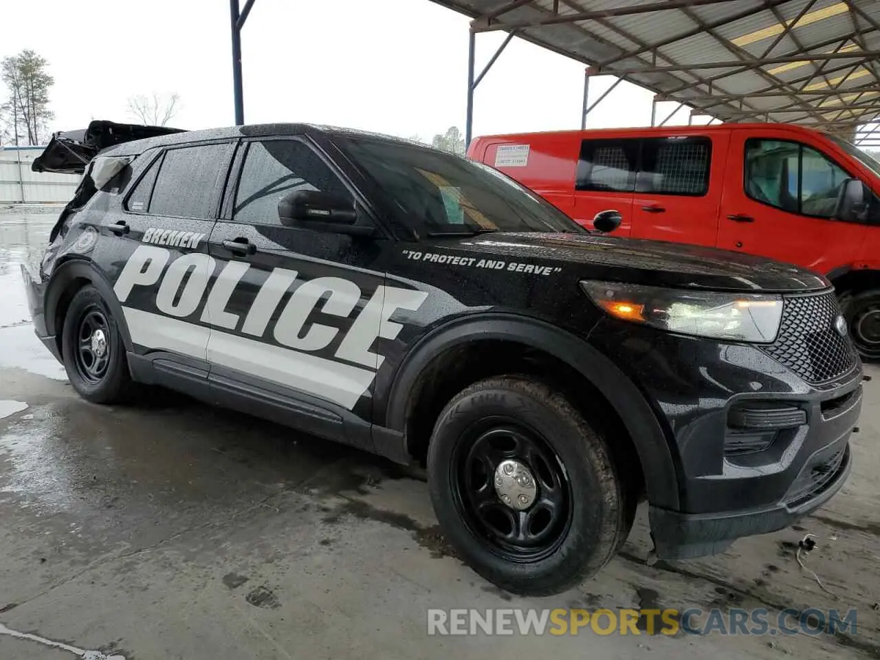 4 Photograph of a damaged car 1FM5K8ABXMGA96842 FORD EXPLORER 2021