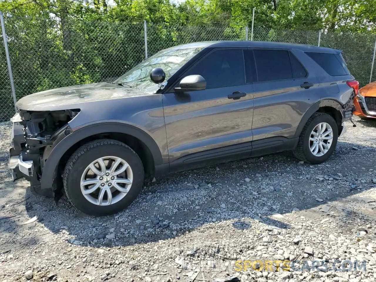 1 Photograph of a damaged car 1FM5K8ABXMGB83348 FORD EXPLORER 2021