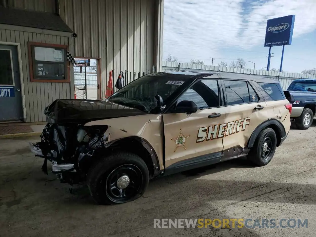 1 Photograph of a damaged car 1FM5K8AW6MNA10716 FORD EXPLORER 2021