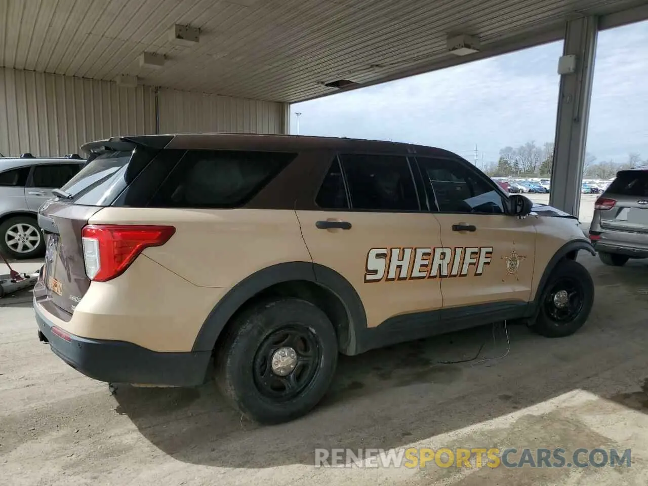3 Photograph of a damaged car 1FM5K8AW6MNA10716 FORD EXPLORER 2021