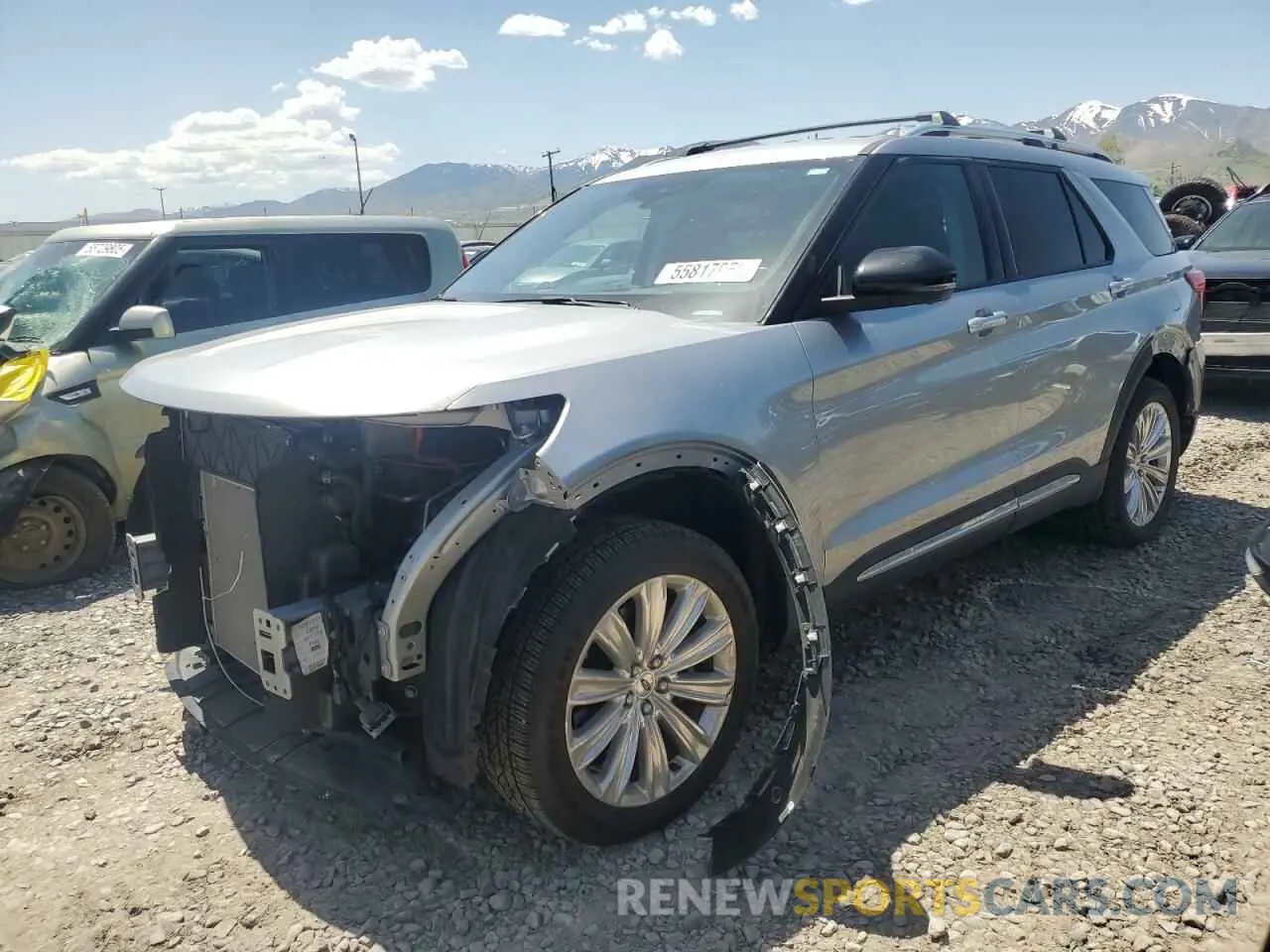 1 Photograph of a damaged car 1FM5K8FW9MNA16518 FORD EXPLORER 2021
