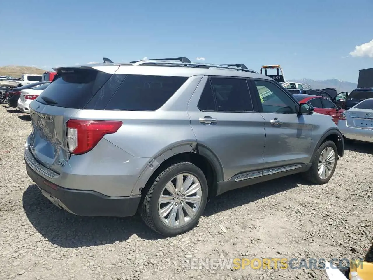3 Photograph of a damaged car 1FM5K8FW9MNA16518 FORD EXPLORER 2021