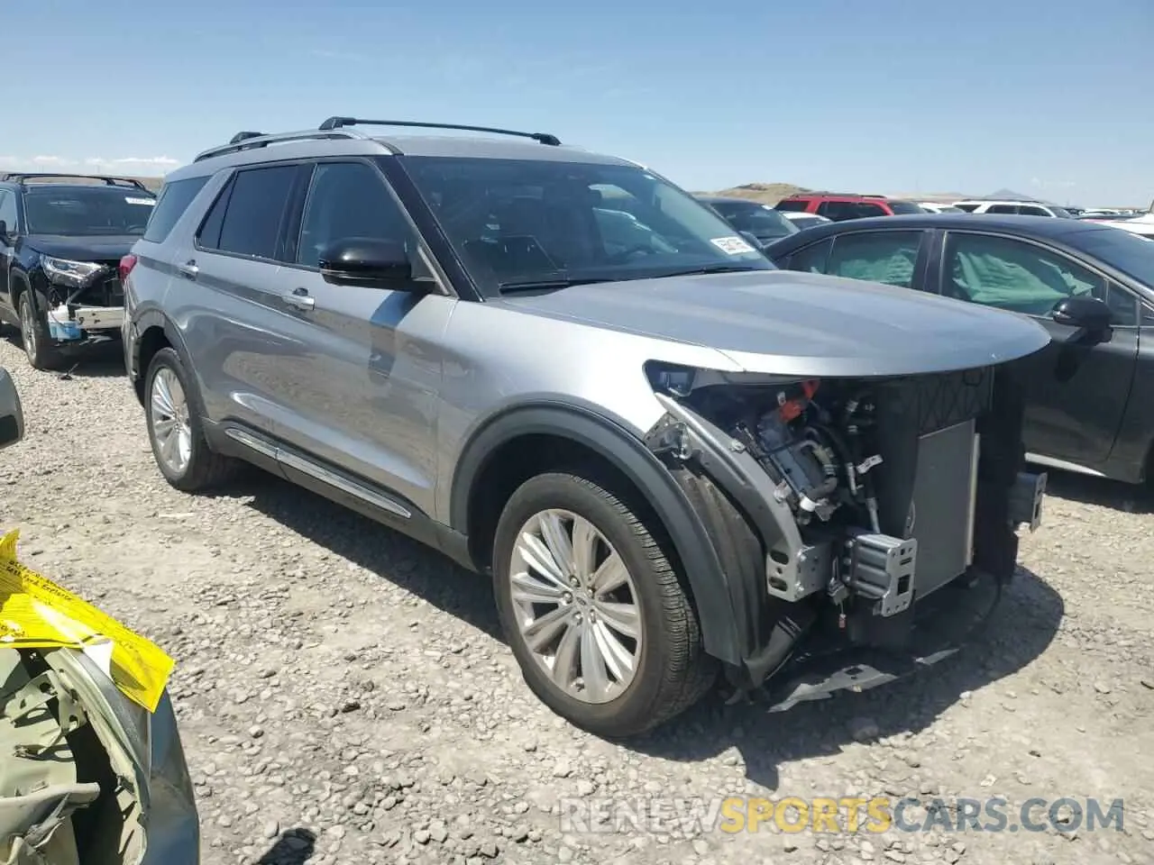 4 Photograph of a damaged car 1FM5K8FW9MNA16518 FORD EXPLORER 2021
