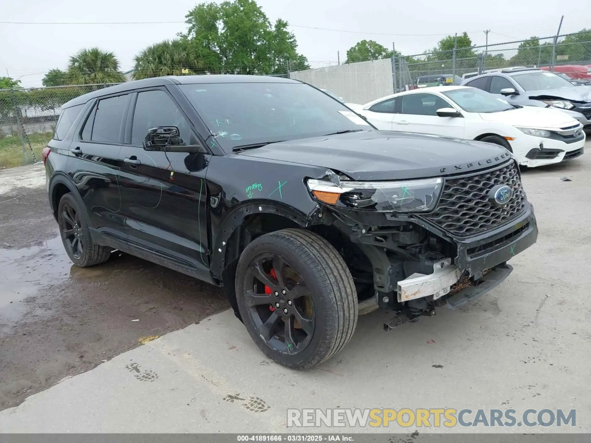 1 Photograph of a damaged car 1FM5K8GC0MGA12561 FORD EXPLORER 2021