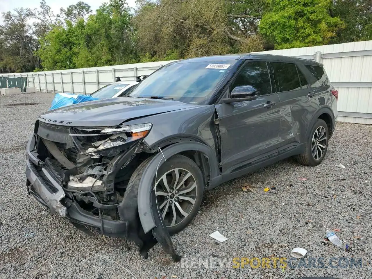 1 Photograph of a damaged car 1FM5K8GC0MGA51702 FORD EXPLORER 2021
