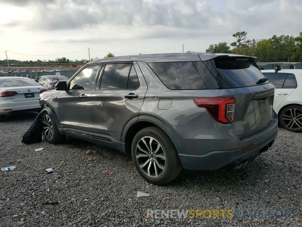 2 Photograph of a damaged car 1FM5K8GC0MGA51702 FORD EXPLORER 2021