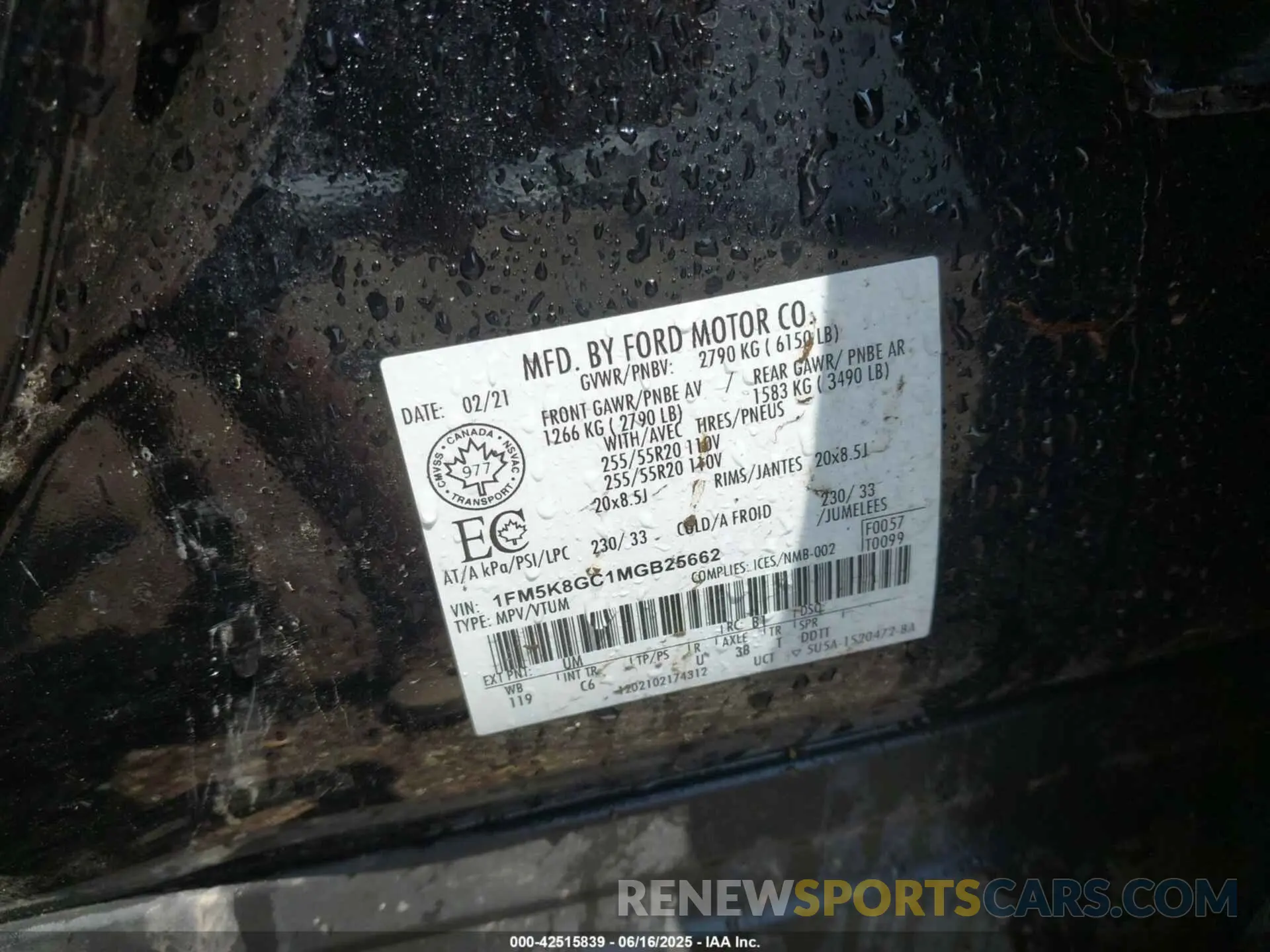9 Photograph of a damaged car 1FM5K8GC1MGB25662 FORD EXPLORER 2021