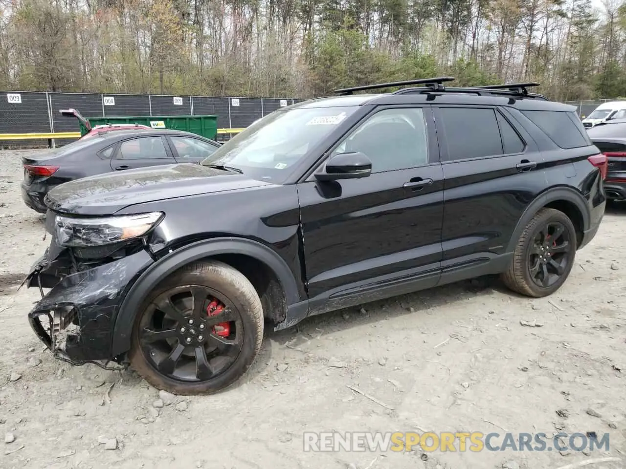 1 Photograph of a damaged car 1FM5K8GC1MGB77065 FORD EXPLORER 2021