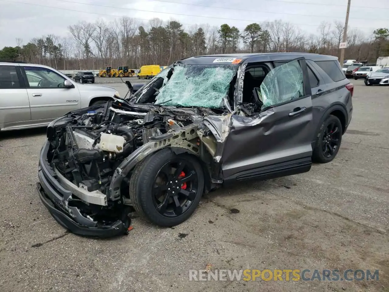 1 Photograph of a damaged car 1FM5K8GC3MGA55033 FORD EXPLORER 2021