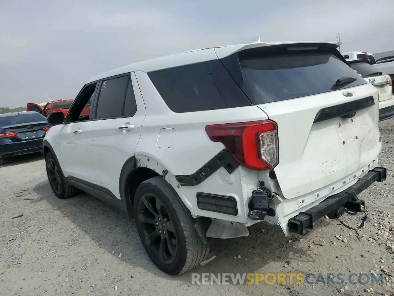 2 Photograph of a damaged car 1FM5K8GC3MGB40583 FORD EXPLORER 2021