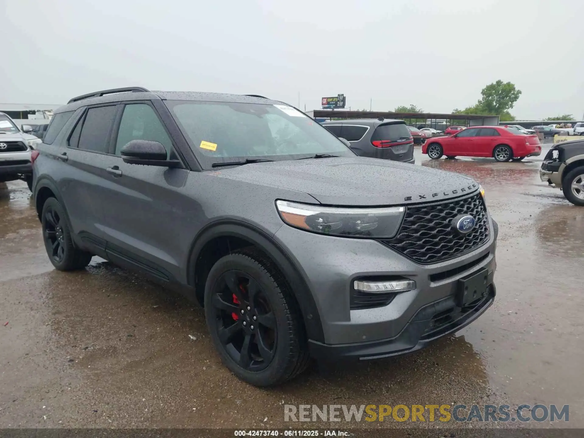 1 Photograph of a damaged car 1FM5K8GC6MGA40185 FORD EXPLORER 2021