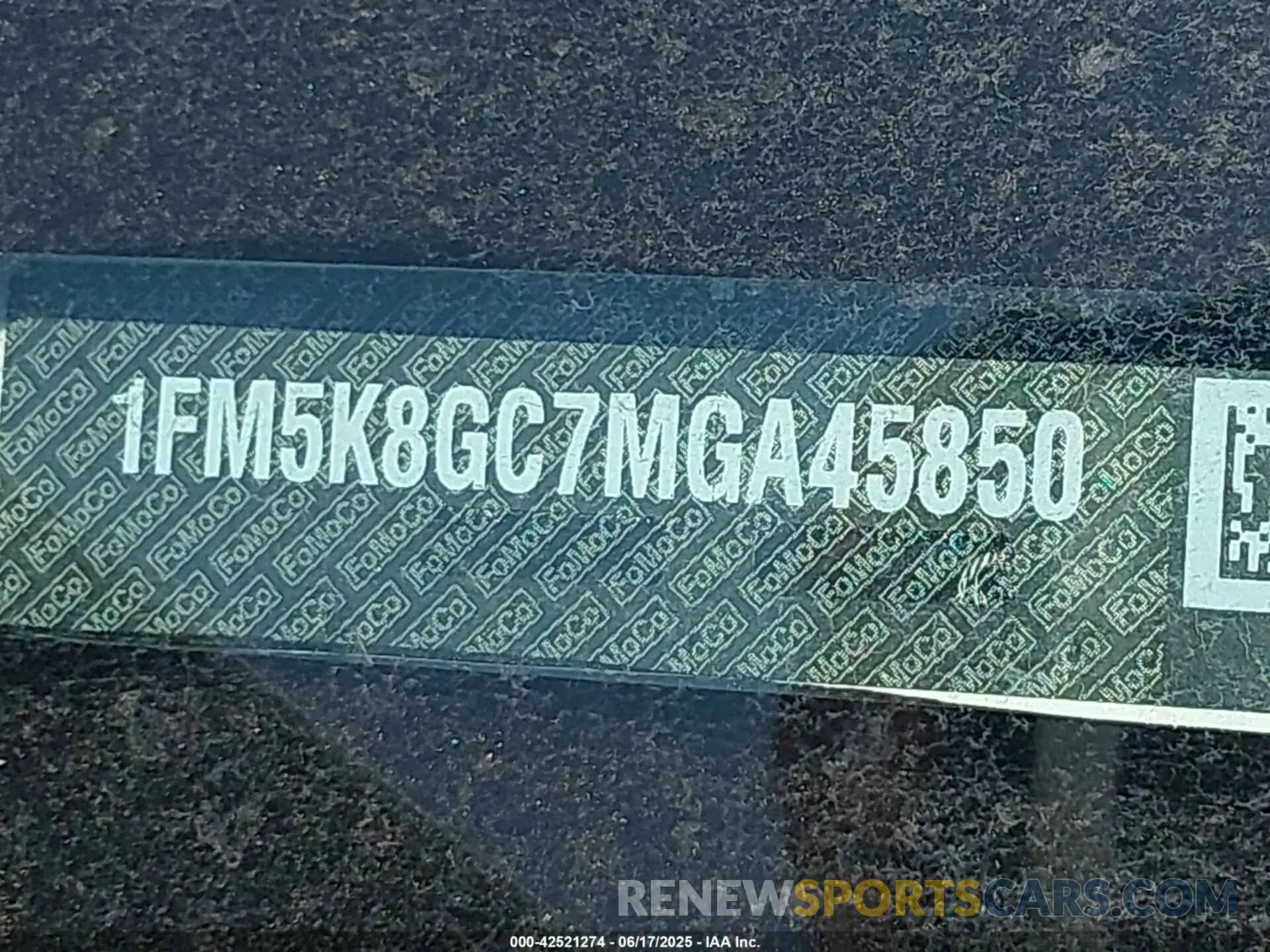9 Photograph of a damaged car 1FM5K8GC7MGA45850 FORD EXPLORER 2021