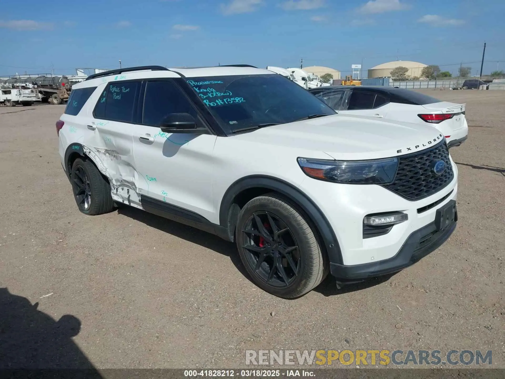 1 Photograph of a damaged car 1FM5K8GCXMGA81385 FORD EXPLORER 2021