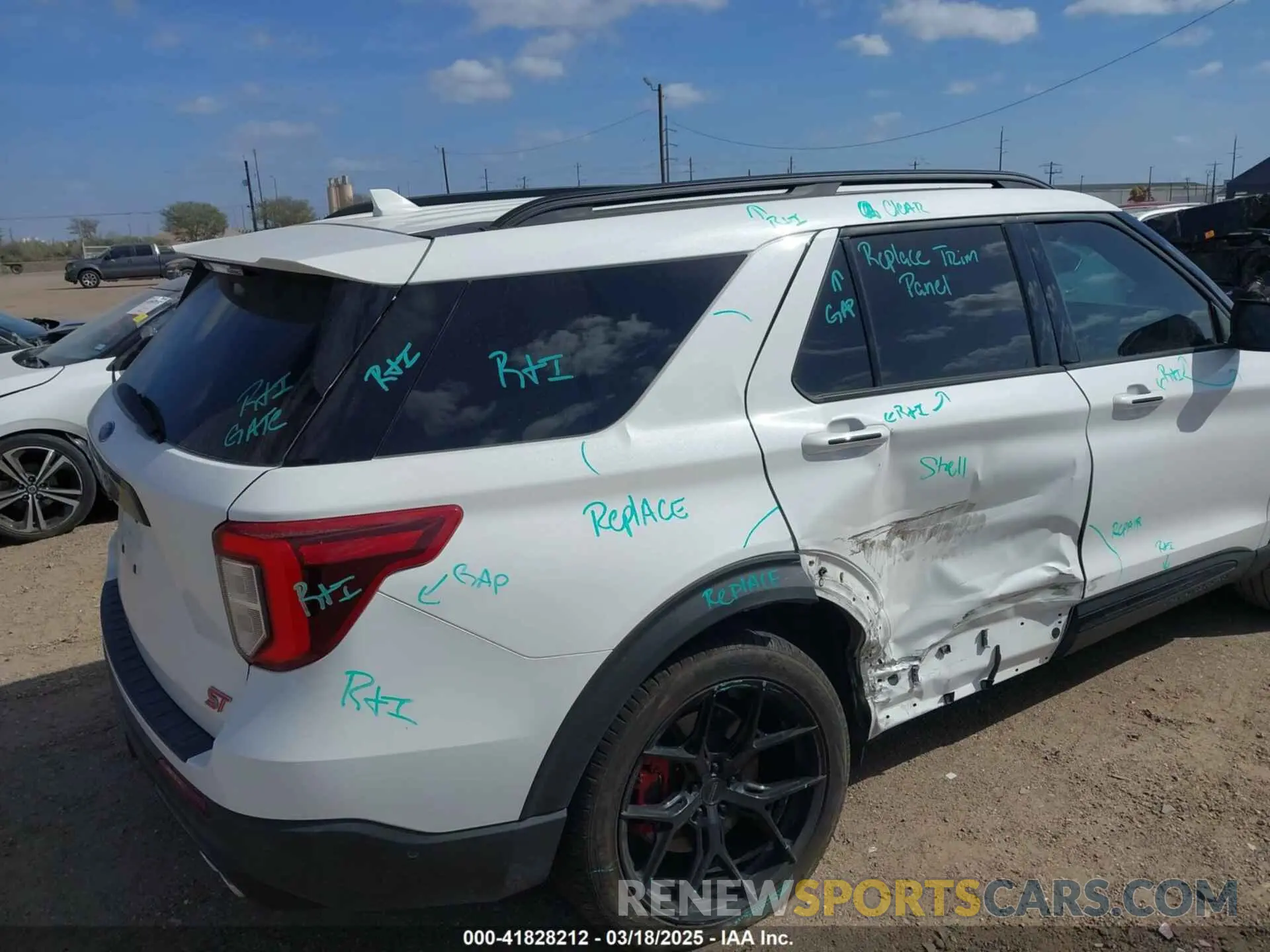 6 Photograph of a damaged car 1FM5K8GCXMGA81385 FORD EXPLORER 2021