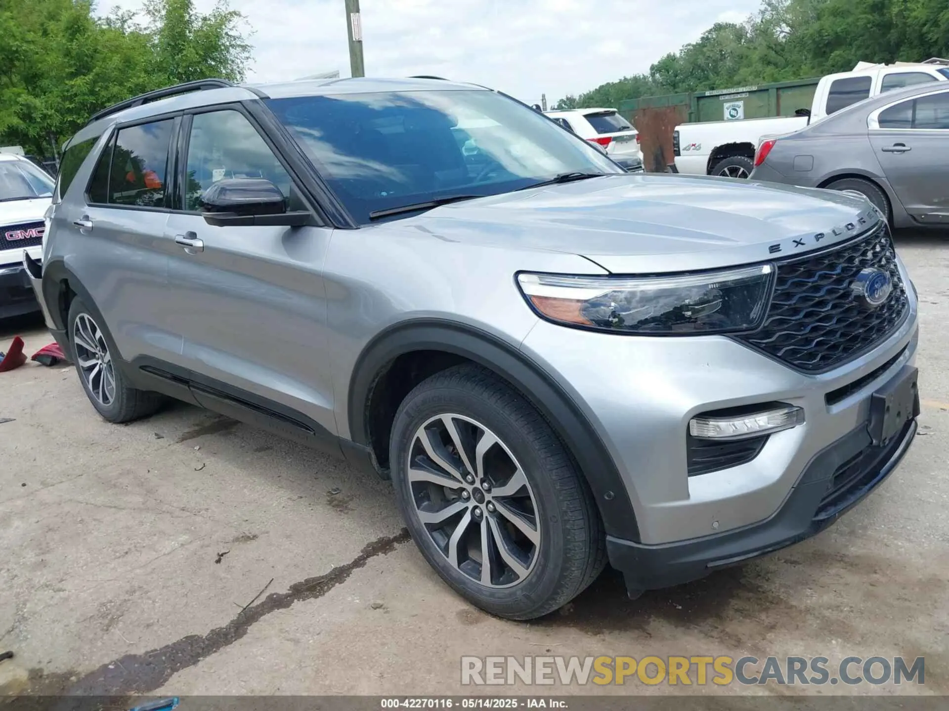 1 Photograph of a damaged car 1FM5K8GCXMGA95156 FORD EXPLORER 2021