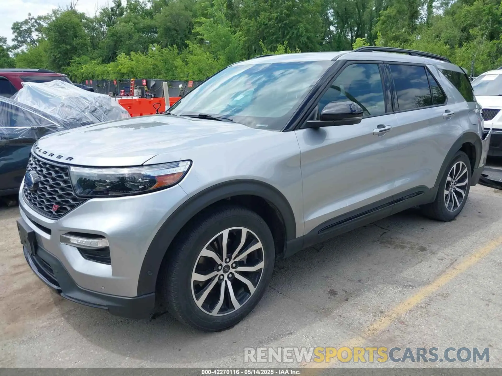 2 Photograph of a damaged car 1FM5K8GCXMGA95156 FORD EXPLORER 2021