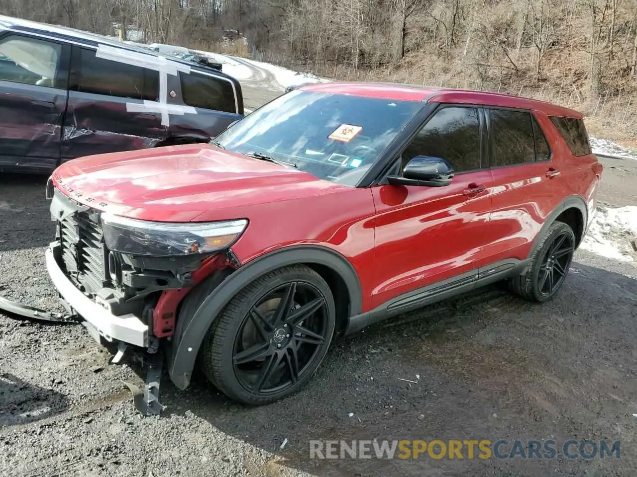 1 Photograph of a damaged car 1FM5K8GCXMGB38359 FORD EXPLORER 2021