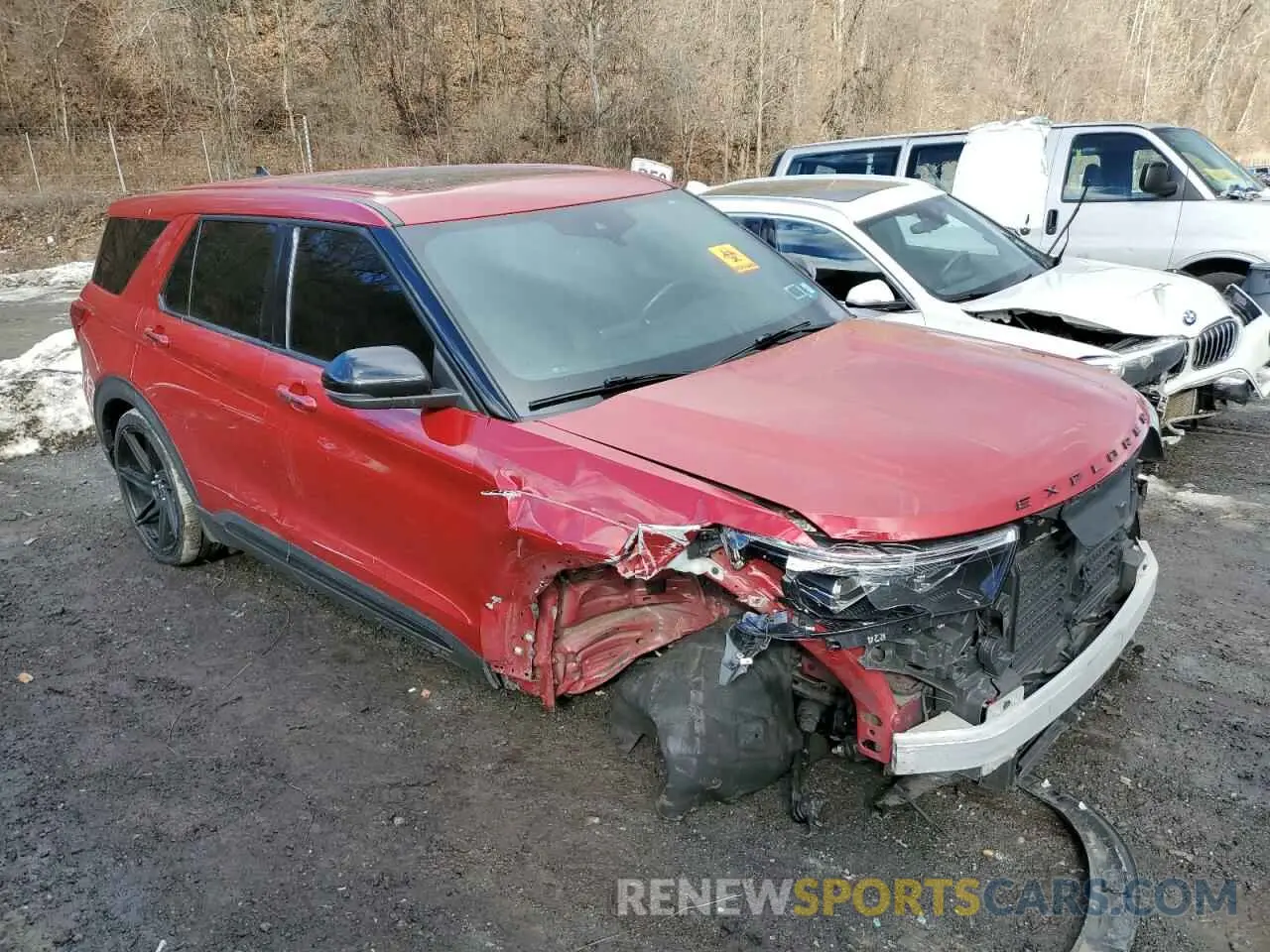 4 Photograph of a damaged car 1FM5K8GCXMGB38359 FORD EXPLORER 2021