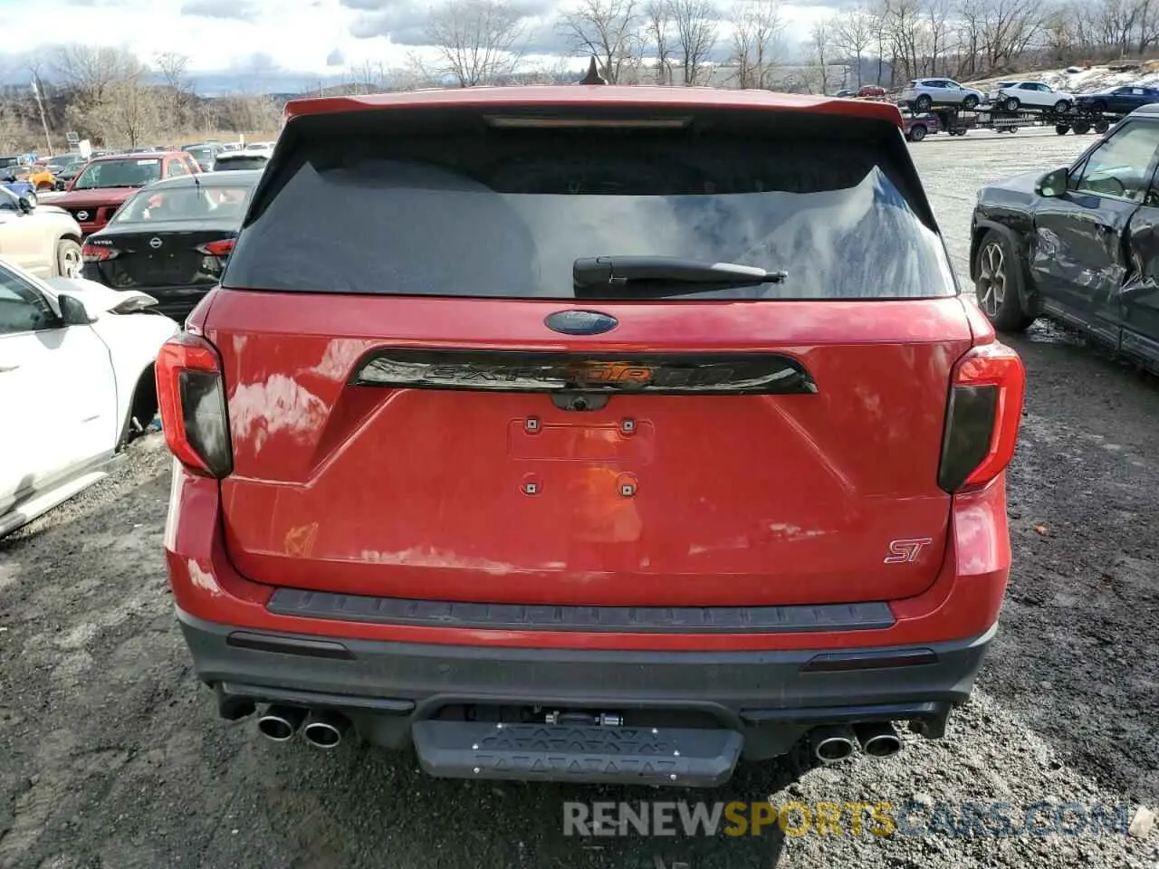 6 Photograph of a damaged car 1FM5K8GCXMGB38359 FORD EXPLORER 2021