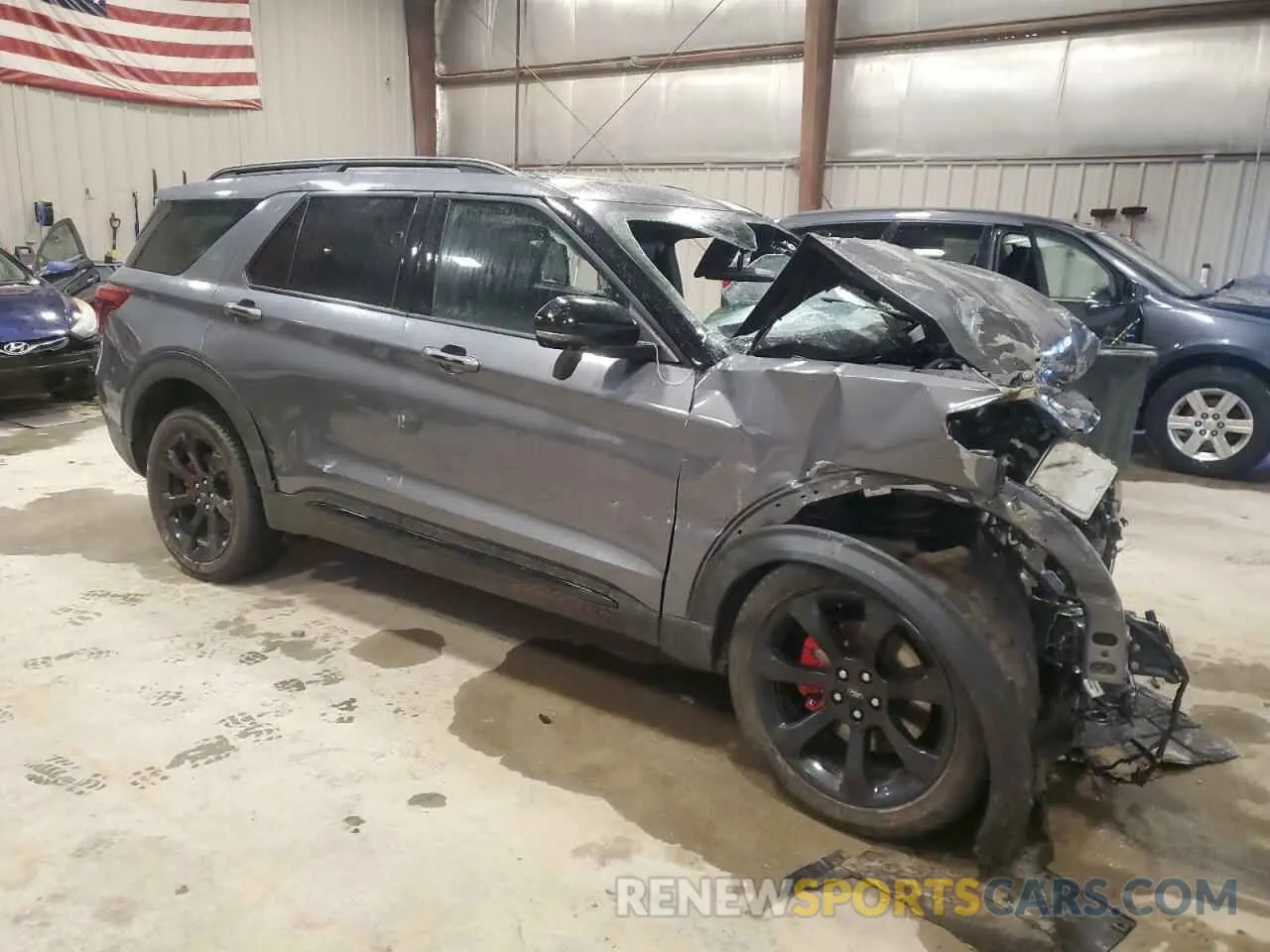 4 Photograph of a damaged car 1FM5K8GCXMGC25324 FORD EXPLORER 2021