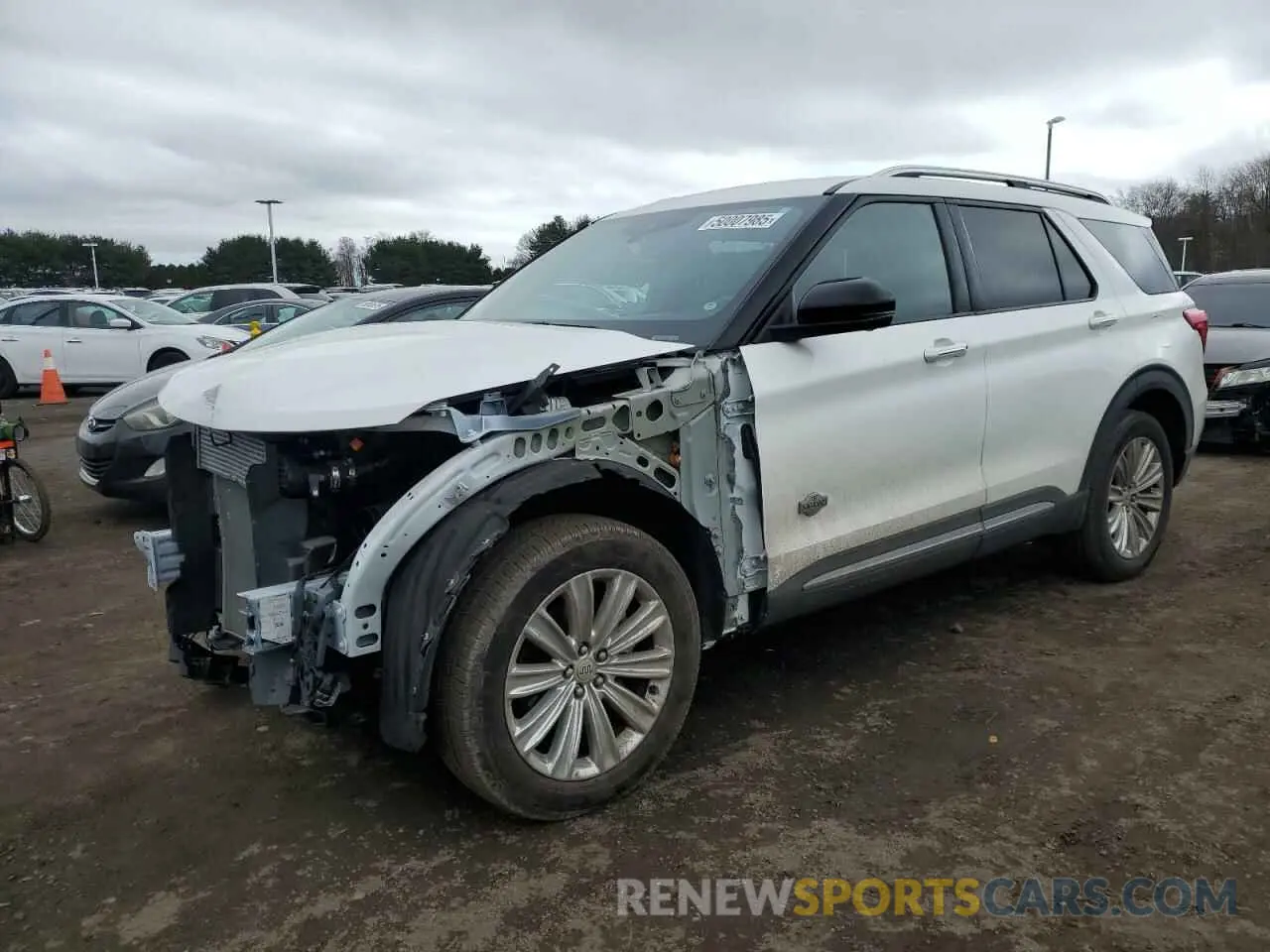 1 Photograph of a damaged car 1FM5K8LC1MGC28604 FORD EXPLORER 2021