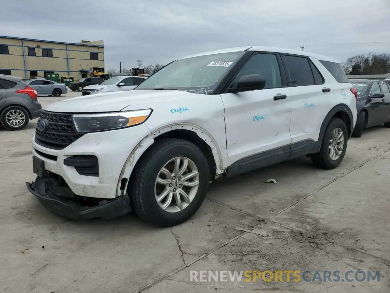 1 Photograph of a damaged car 1FMSK7BH5MGC45559 FORD EXPLORER 2021