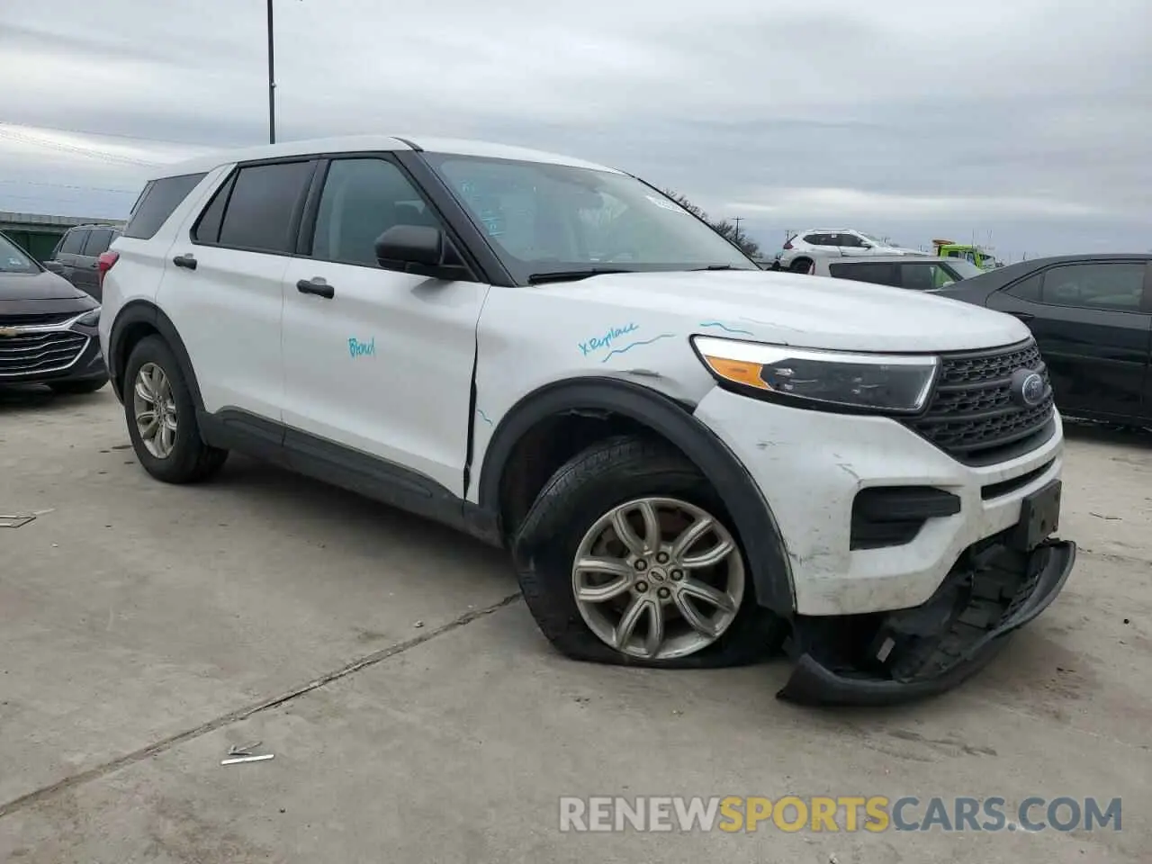 4 Photograph of a damaged car 1FMSK7BH5MGC45559 FORD EXPLORER 2021