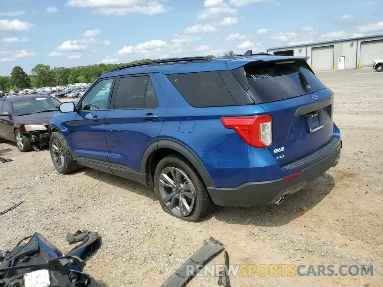 2 Photograph of a damaged car 1FMSK7DH0MGB61016 FORD EXPLORER 2021