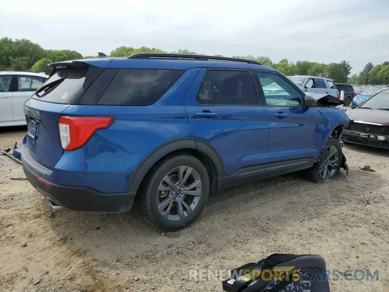 3 Photograph of a damaged car 1FMSK7DH0MGB61016 FORD EXPLORER 2021