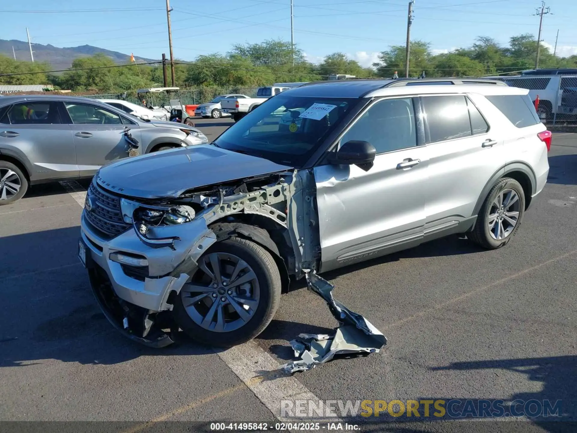 2 Photograph of a damaged car 1FMSK7DH0MGB71478 FORD EXPLORER 2021
