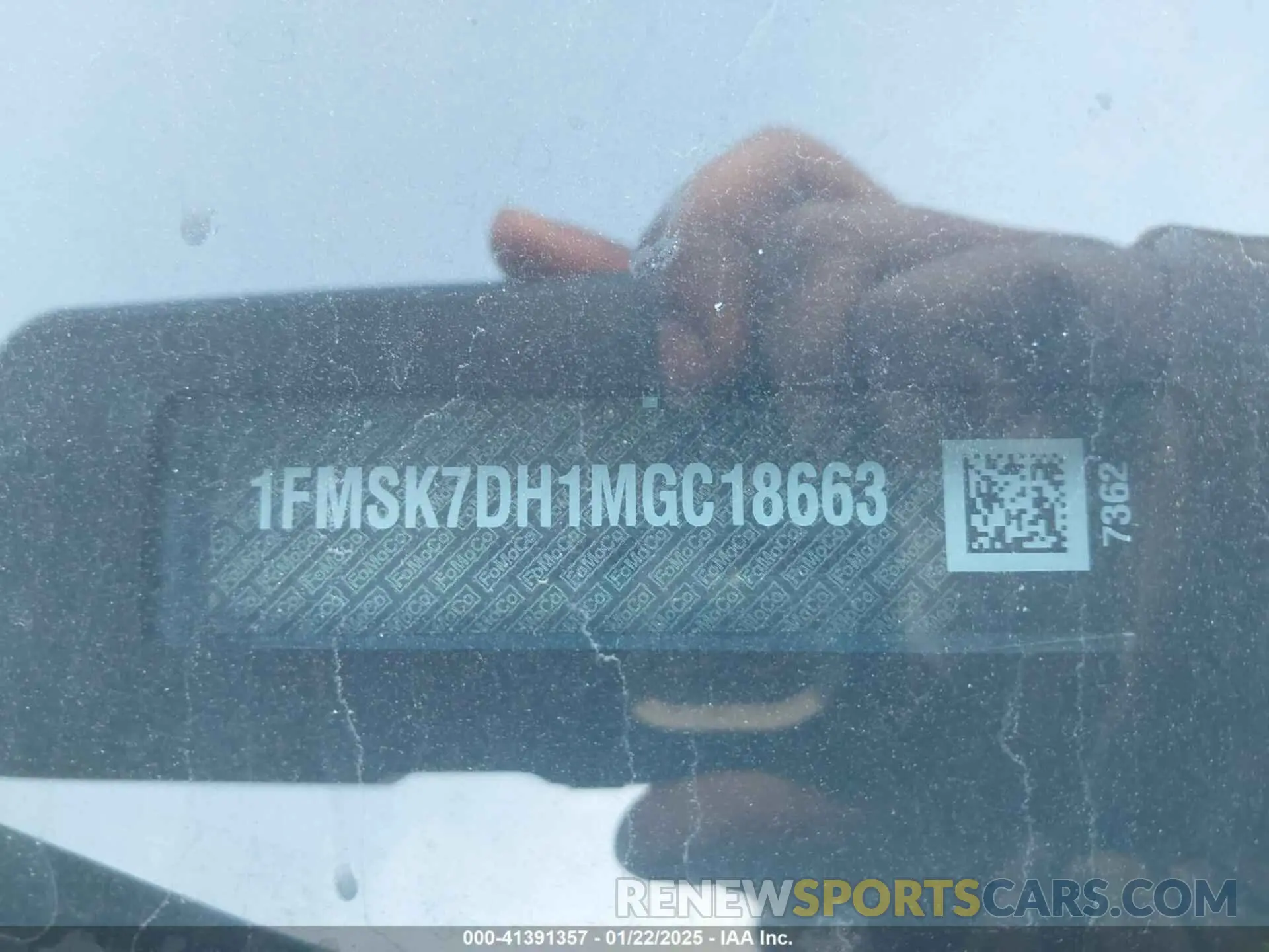 9 Photograph of a damaged car 1FMSK7DH1MGC18663 FORD EXPLORER 2021