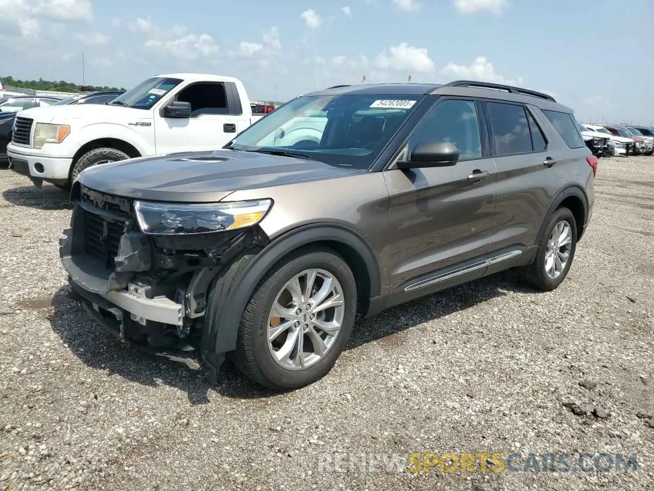1 Photograph of a damaged car 1FMSK7DH2MGA04636 FORD EXPLORER 2021