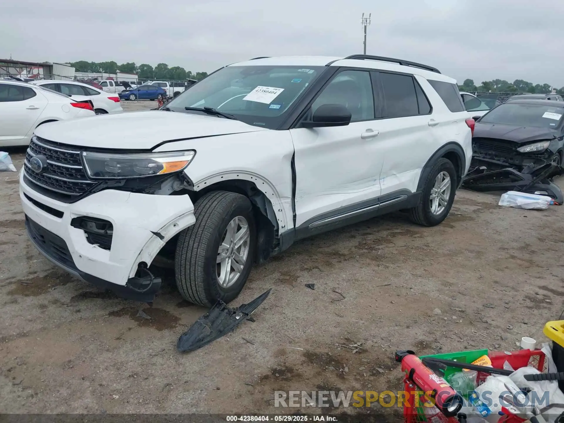2 Photograph of a damaged car 1FMSK7DH3MGA30016 FORD EXPLORER 2021