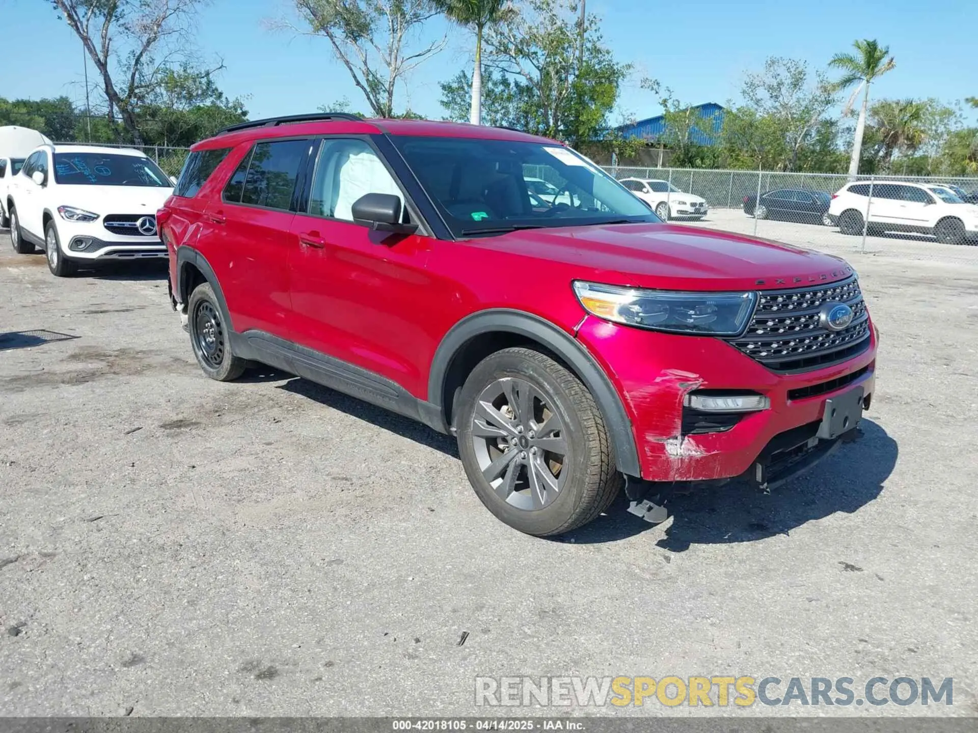 1 Photograph of a damaged car 1FMSK7DH3MGB50785 FORD EXPLORER 2021